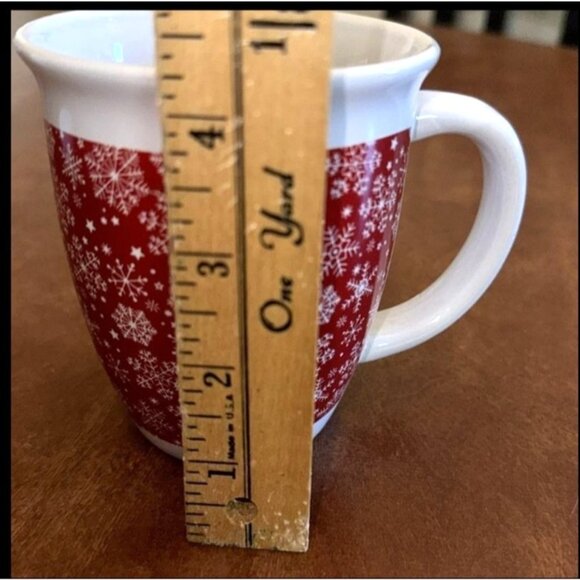 Set Of 6 Merry Christmas Themed Ceramic Coffee Mugs - Picture 11 of 16